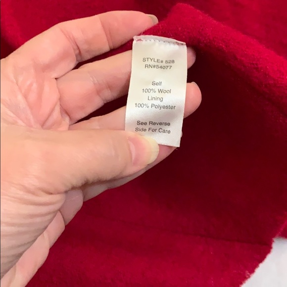 Red Wool Jacket - Picture 5 of 8